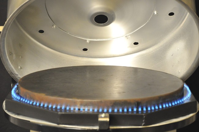 Forno a gás para assar pizza  